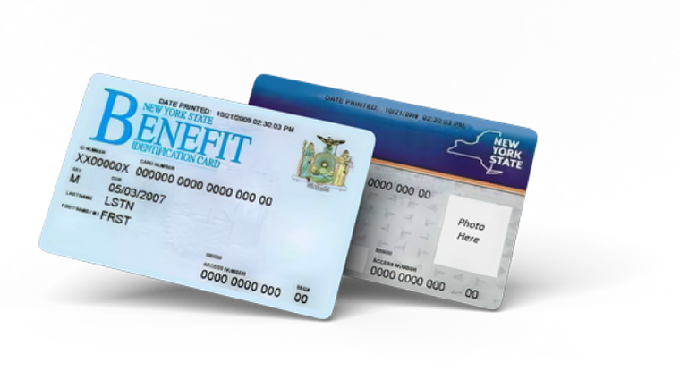 New York State Benefit Identification Card